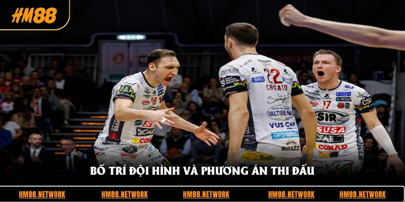 Bố trí đội hình và phương án thi đấu